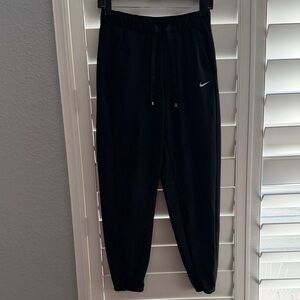 Nike Black Sweatpants with White Swoosh